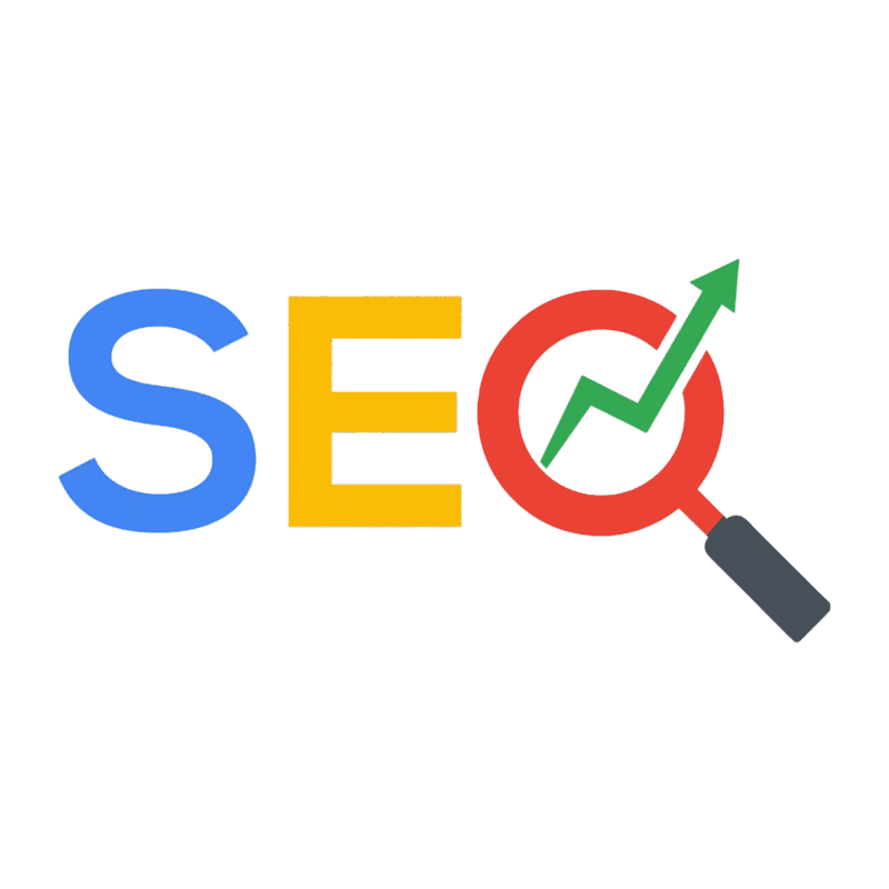 Ілюстрація SEO з лупою — автоматизація звітності та аналіз трафіку
